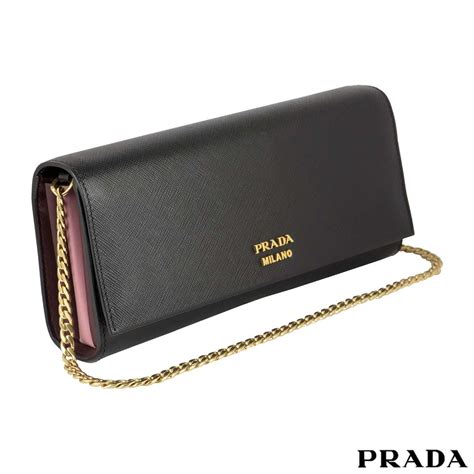 prada clutch bag.